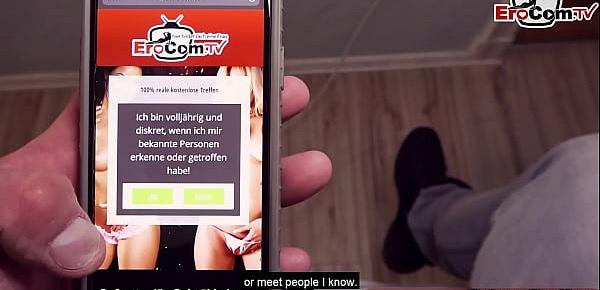  LIVE BEIM EROCOM DATE - Deutsche amateur milf macht sextreffen und wird dabei gefilmt